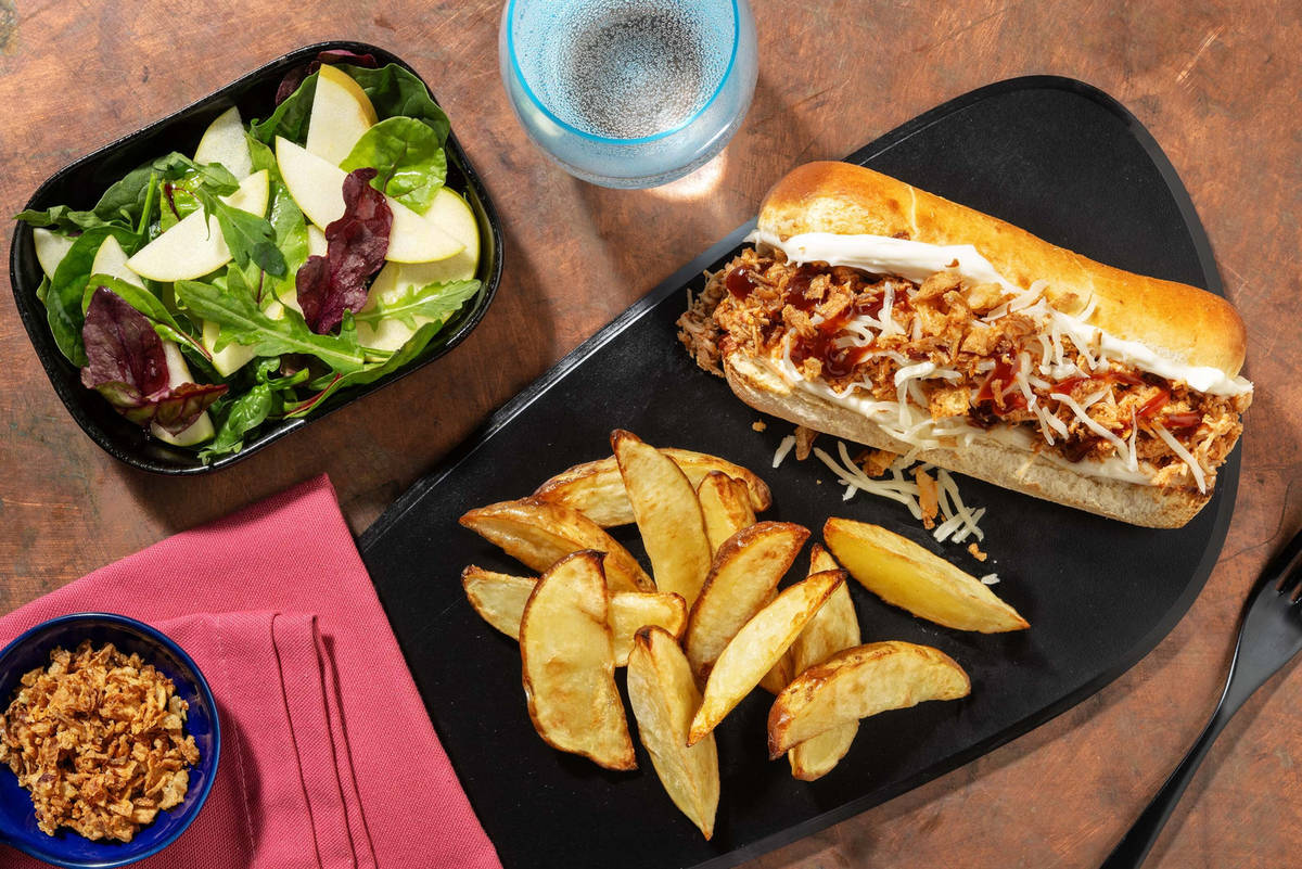 Honey Mustard Pulled Pork Dogs