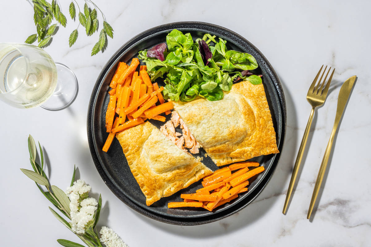Pesto Salmon en Croute