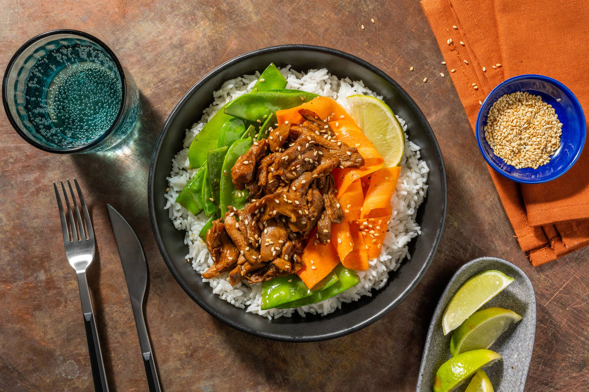 Duck Donburi Rice Bowl