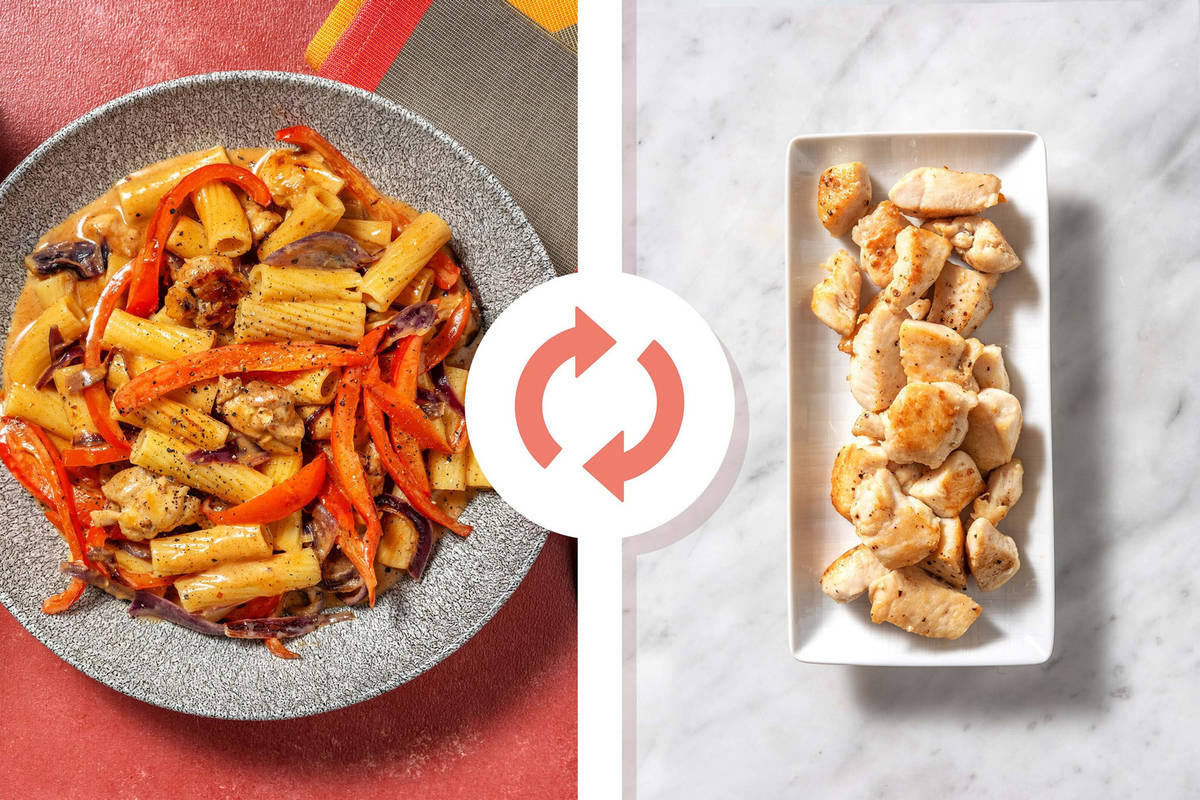 Creamy Fajita Style Chicken Breast Pasta