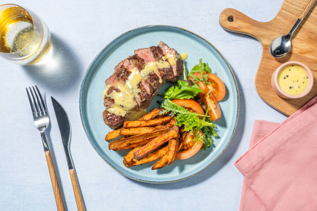 Beef Rump & Peppery Hollandaise Sauce