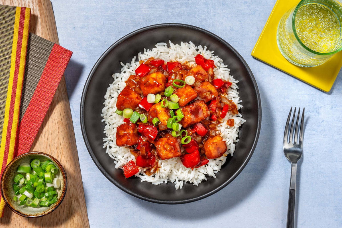Indo Chinese Style Chilli Tofu