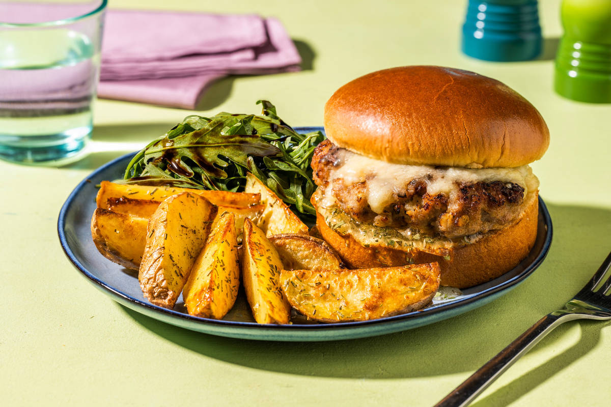 Family Favourite Pork and Apple Burger