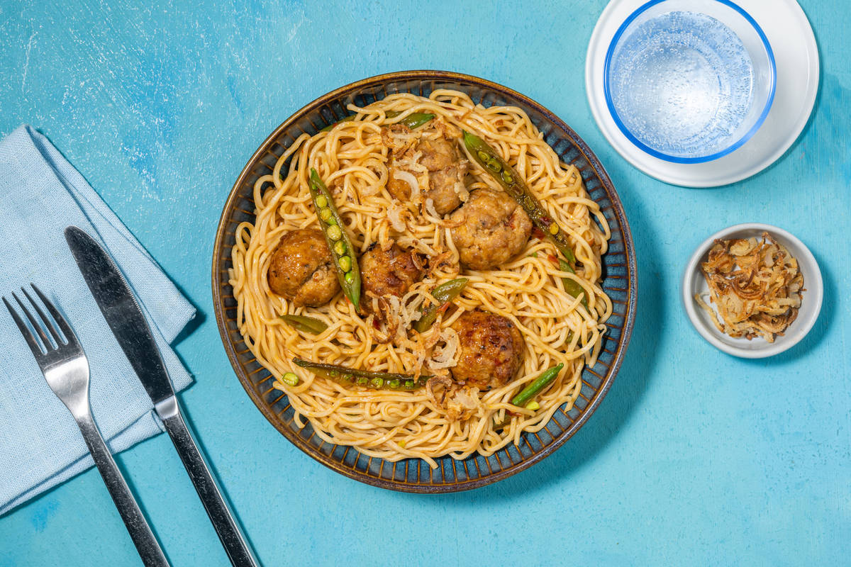 Spicy Szechuan Pork Meatballs