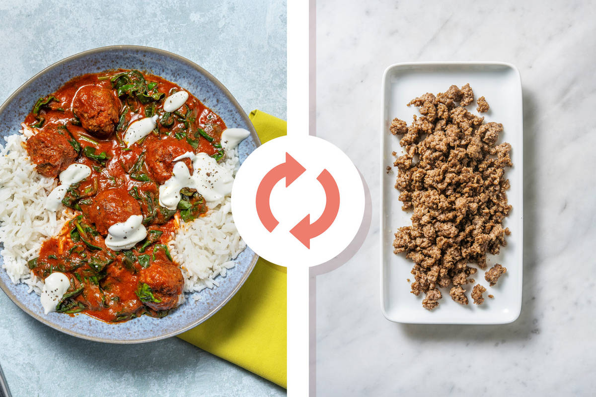 Rogan Josh Style Beef Meatballs