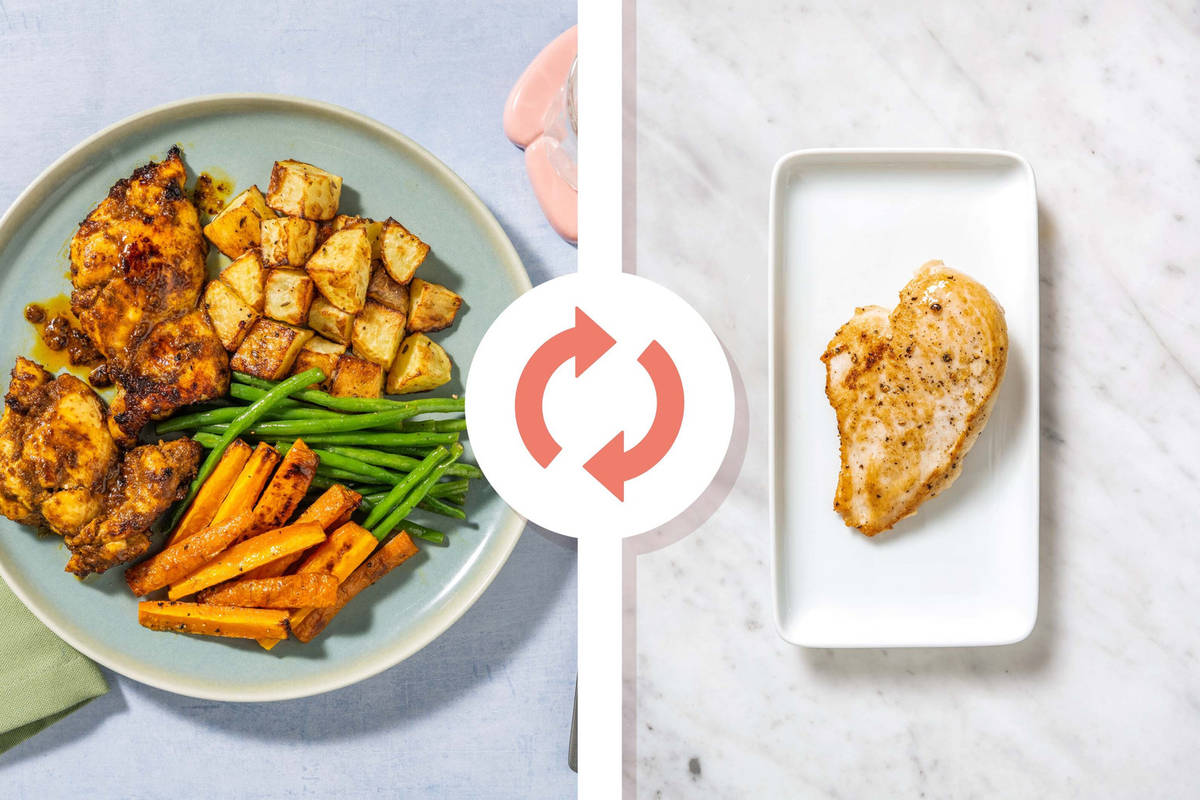 Curried Chicken Breast Fillet Traybake 