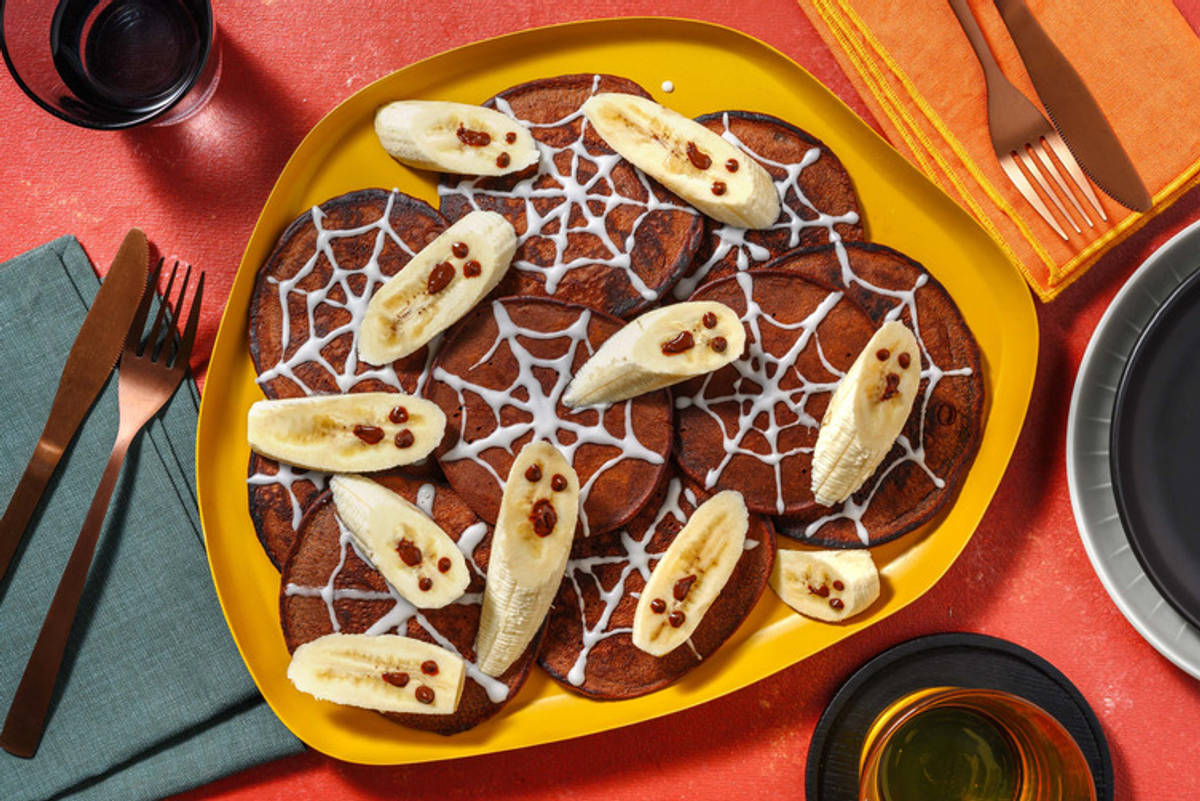 Griezelige spook-pannenkoekjes