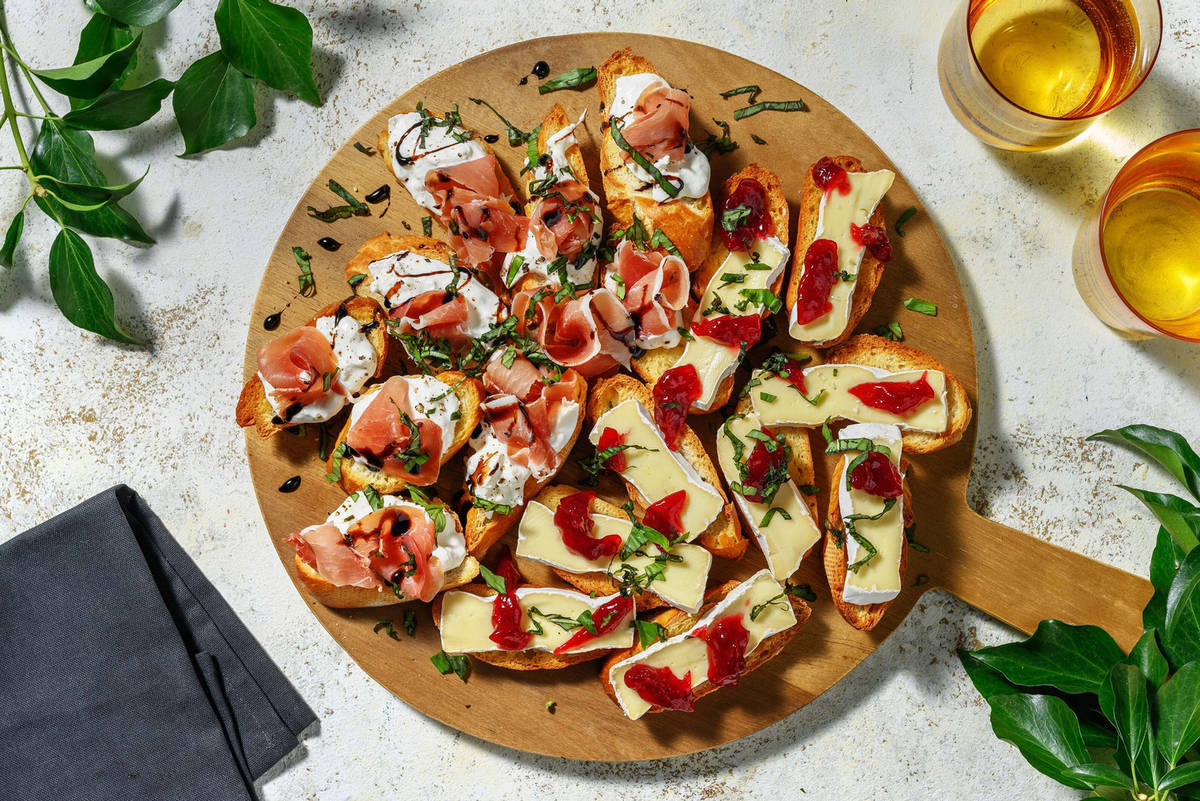 Kerstcrostini's