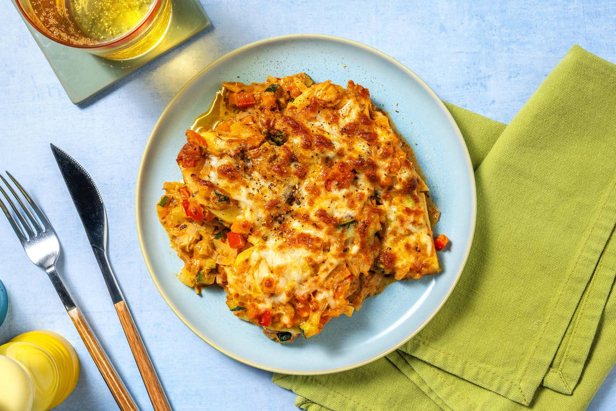 Gratin fondant riche en légumes