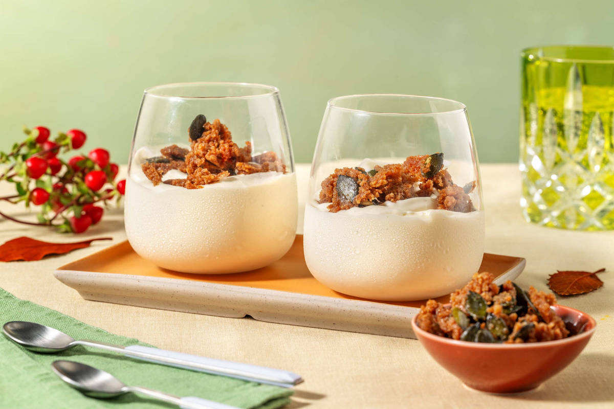 Mousse à l'érable et à la citrouille