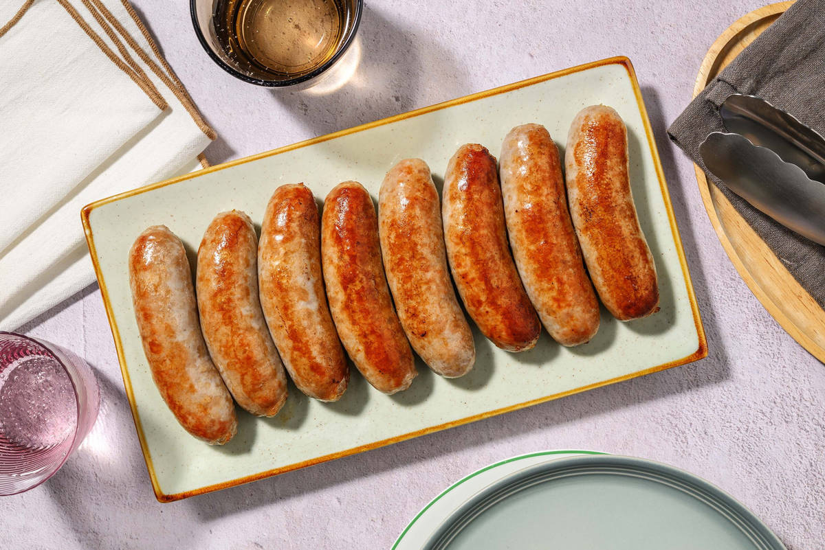 8 British Cumberland Sausages | 496g