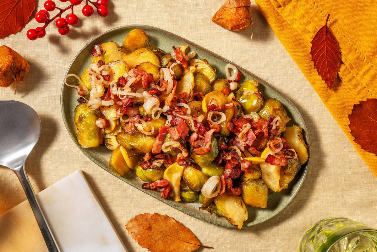 Brussels Sprouts Apple Bacon Maple Recette HelloFresh