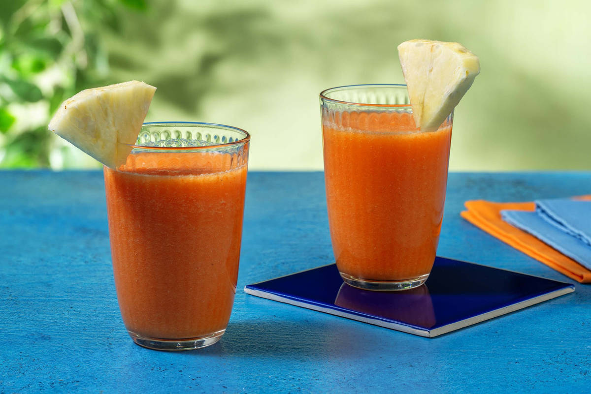Ananas-wortel smoothie
