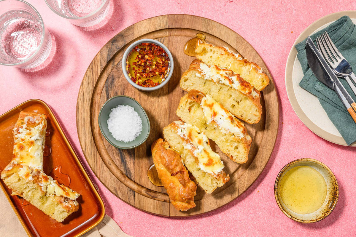 Hot Honey and Ricotta Focaccia