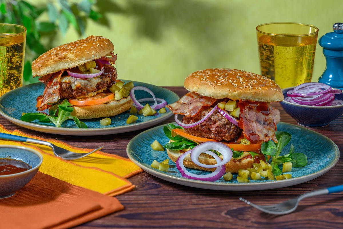 Klassieke Amerikaanse cheeseburger