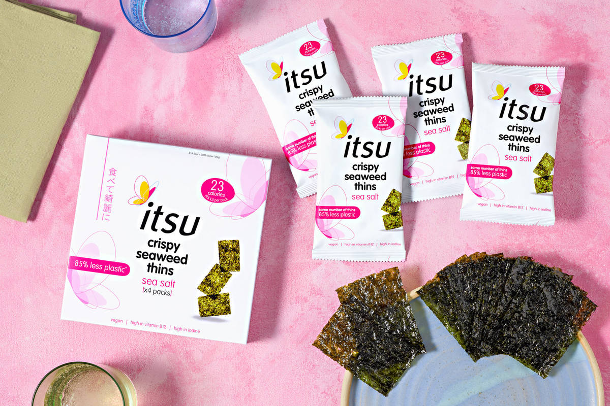 itsu Crispy Seaweed Thins | Sea Salt | 4x5g