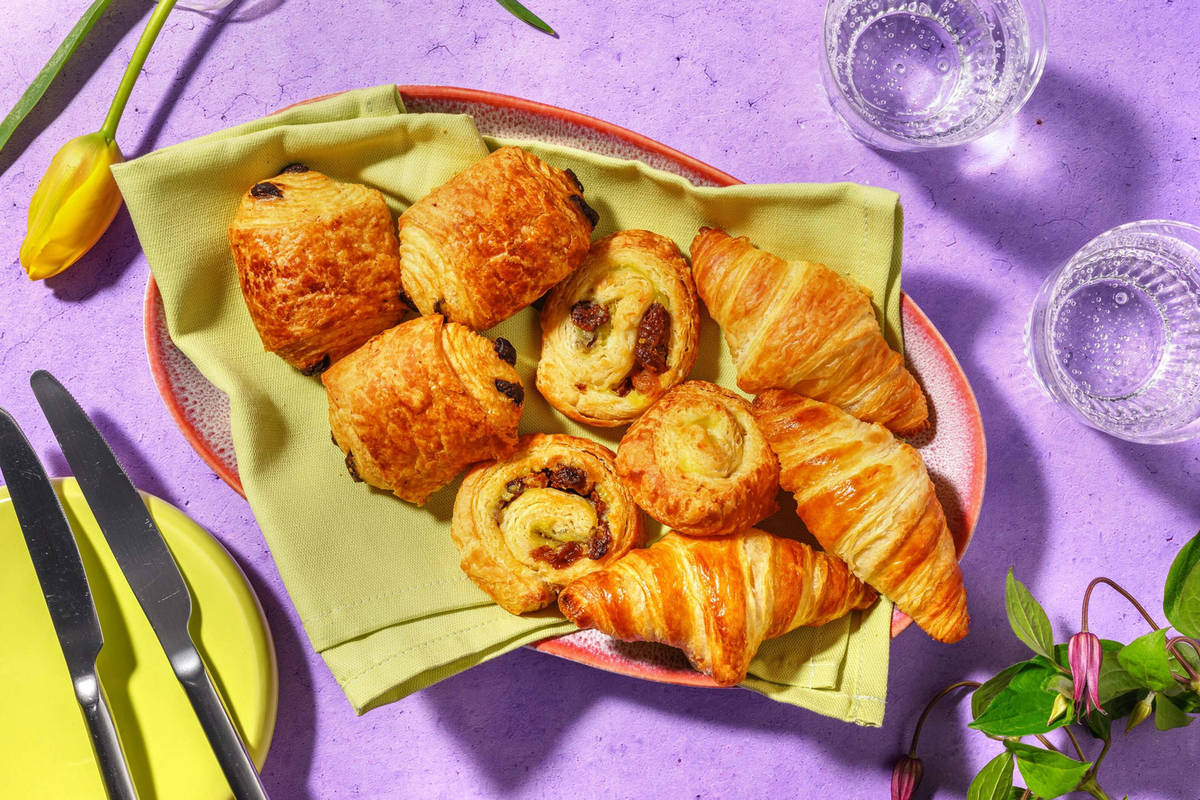Mix van zoete luxe broodjes 