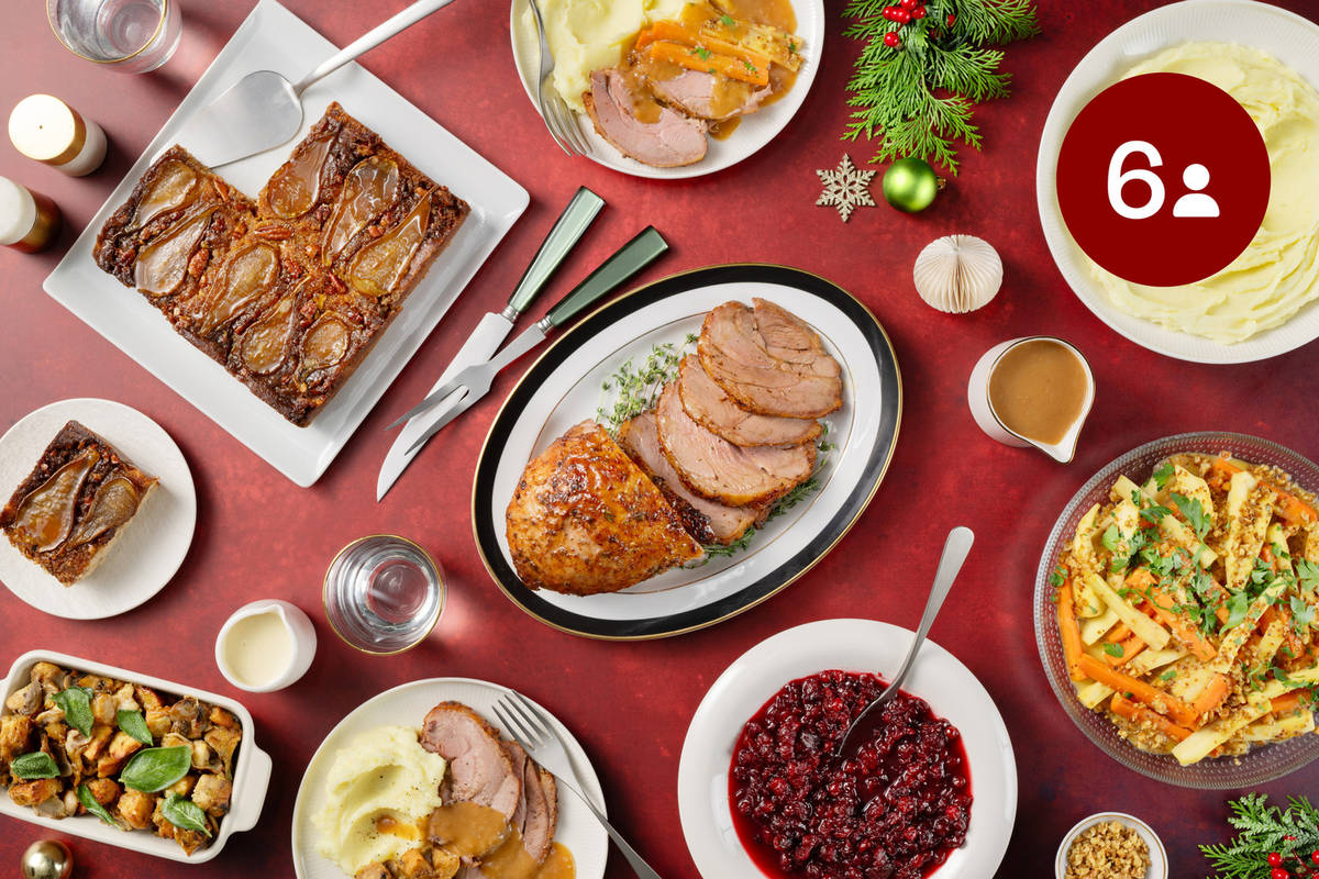 6 Person Holiday Turkey Dinner Bundle