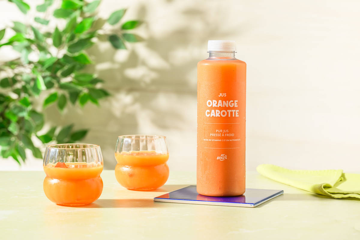  Jus pressé à froid | Orange Carotte