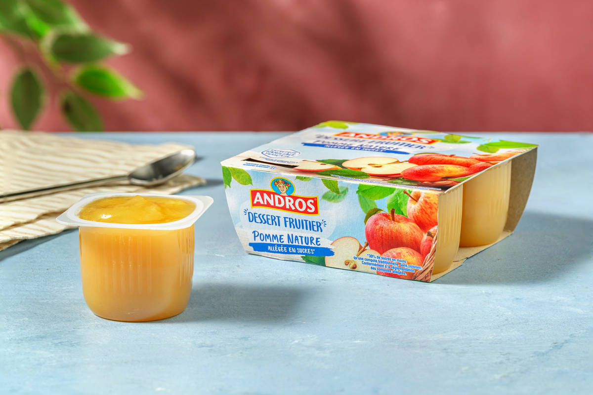 Desserts Fruitiers Pomme - Allégés en sucres