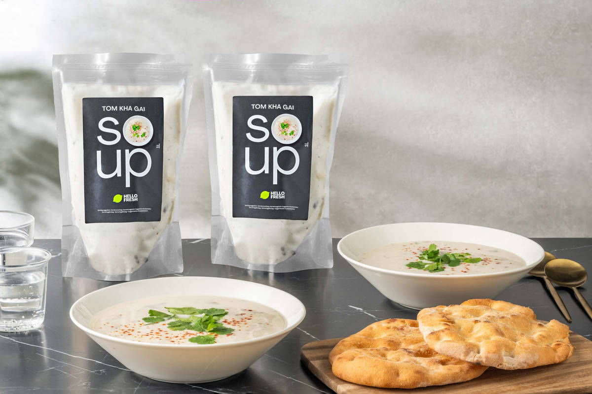 Soep duo - Thaise kokossoep met kip