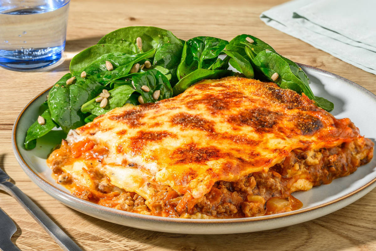 Klassisk kjøttdeiglasagne