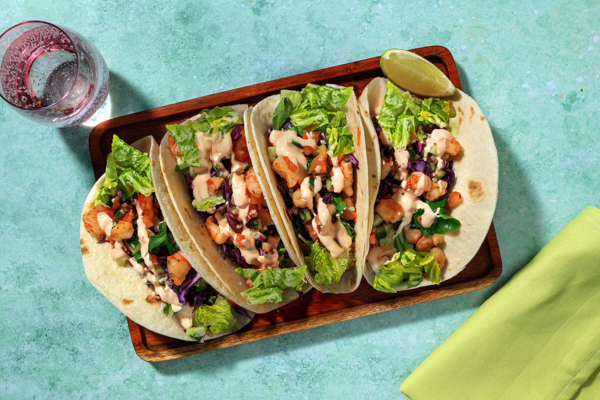Asiatiska räktacos