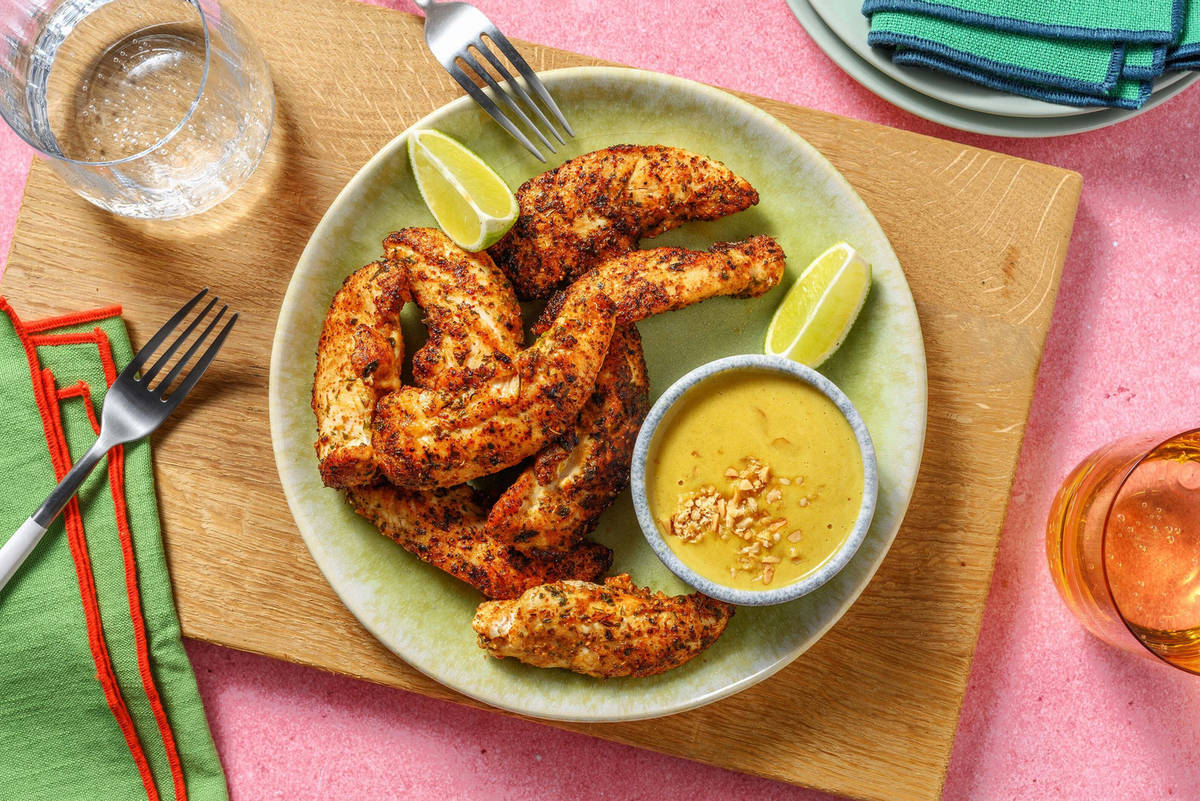 Street-Style Thai Satay kylling