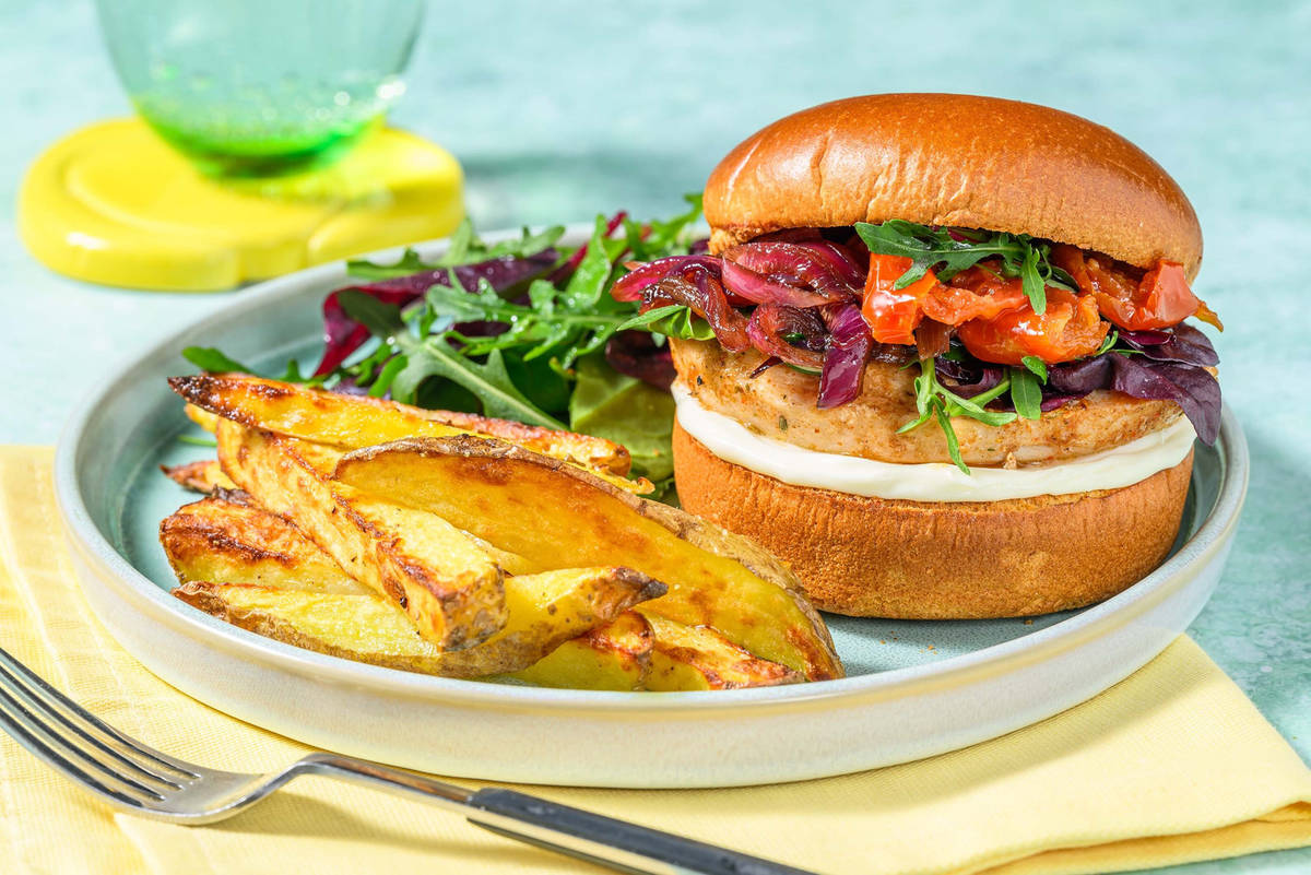Portugisisk kyllingburger