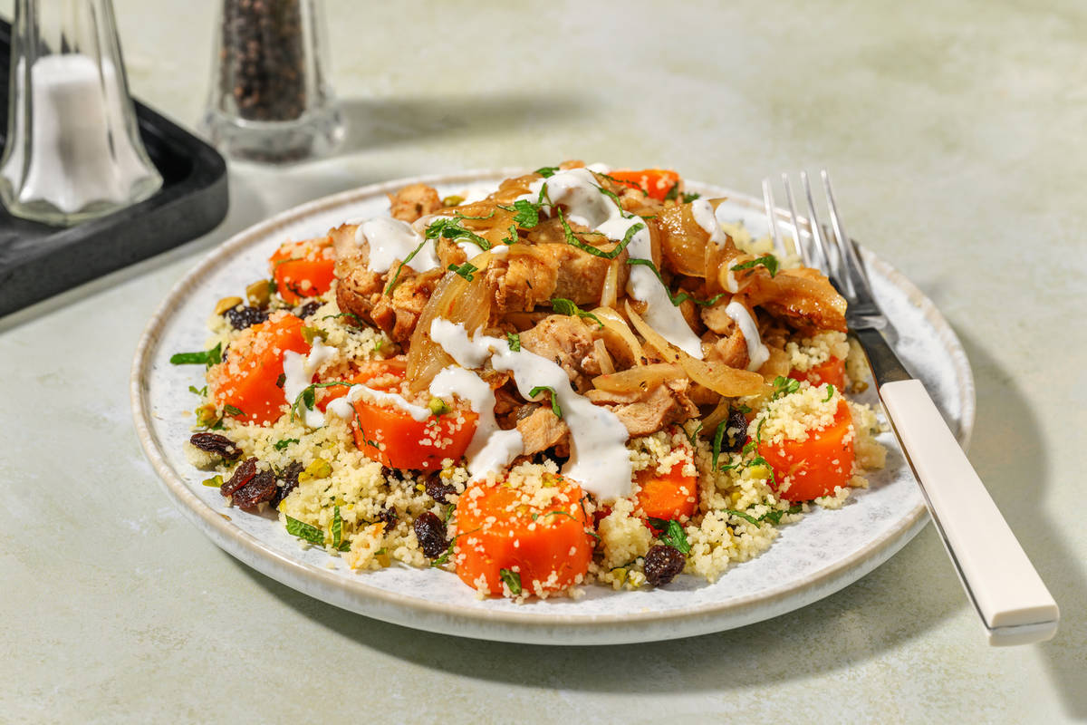 Pollo stufato alle spezie e yogurt