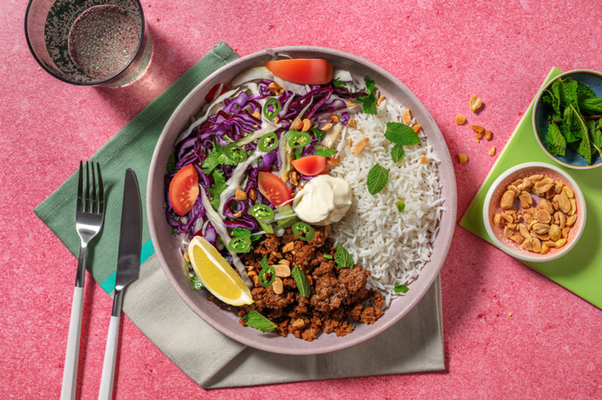 Caramelised Pork & Rice Bowl