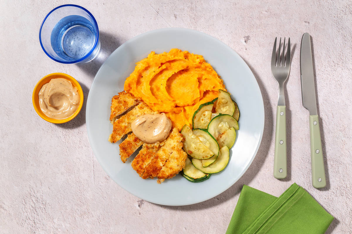 Extra de pollo crujiente con mayonesa de hoisin