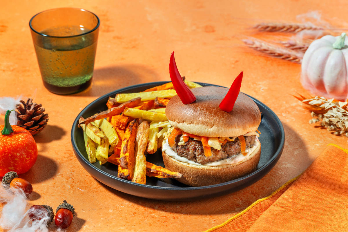 'El diablo' - burger piccante all'harissa