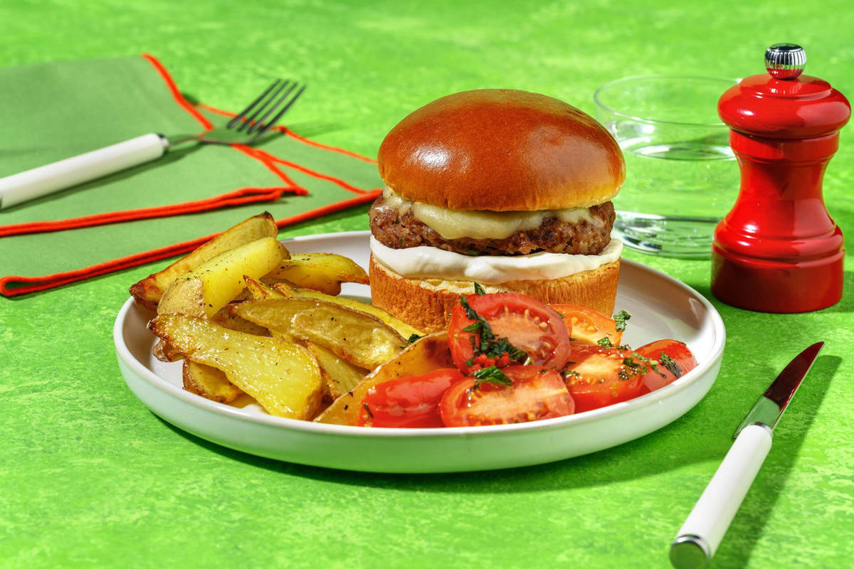 Wales' Lamb and Mint Burger