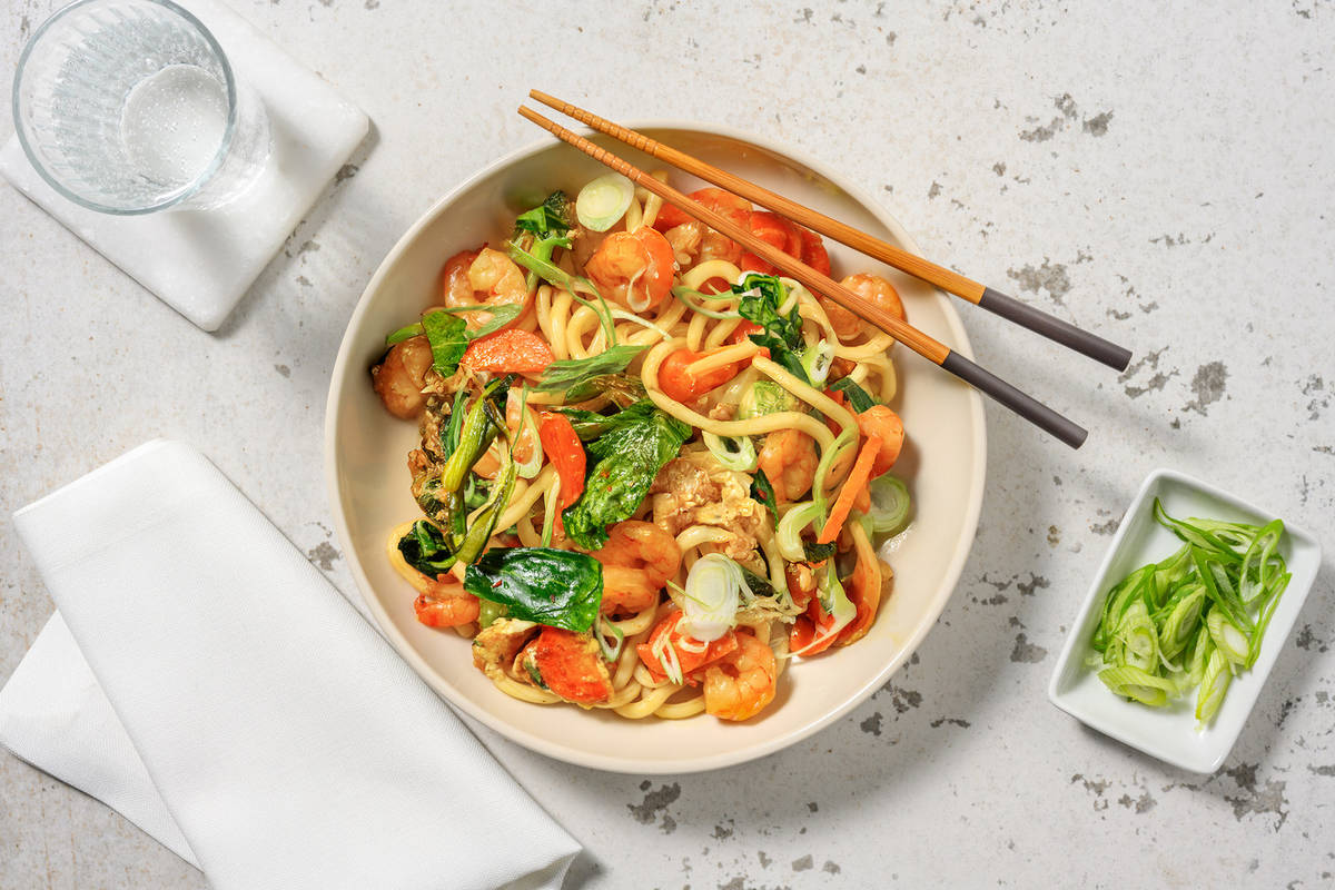 Speedy Southeast Asian Prawn Noodles