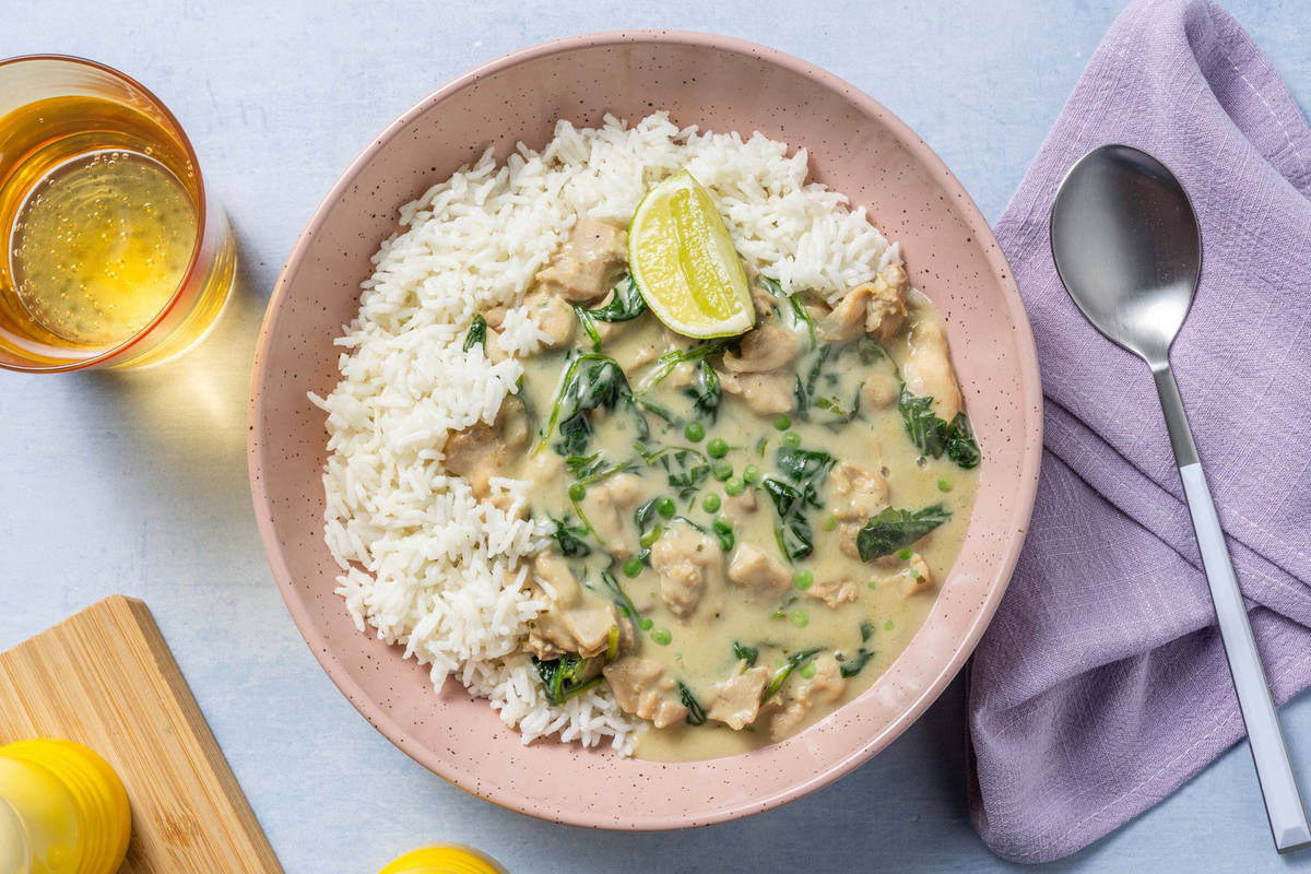 Super Quick Thai Green Style Chicken Curry