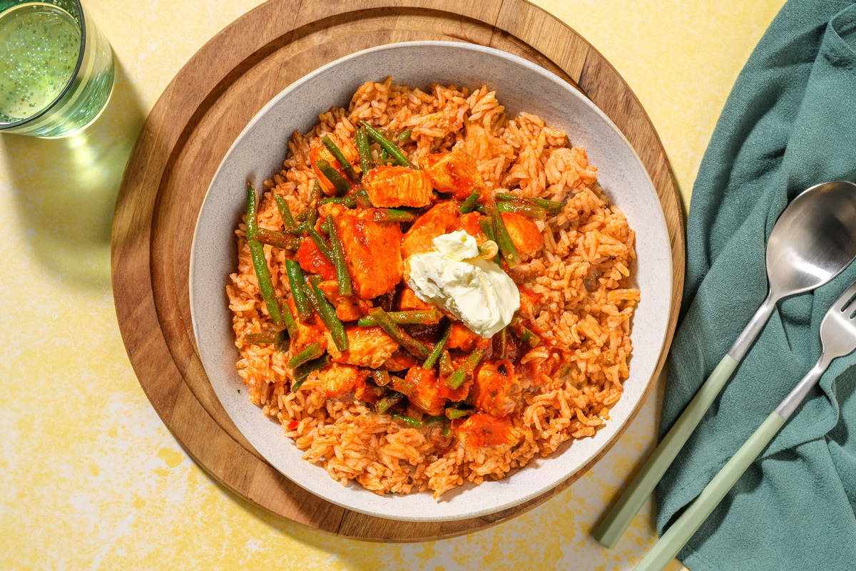 Speedy Smoky Chicken and Rice