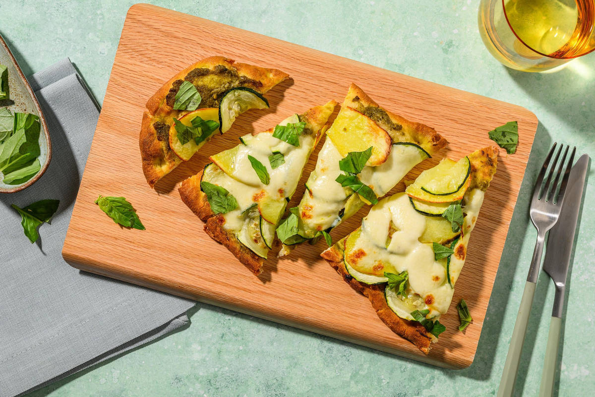 Pinsa Riviera alla mozzarella filante