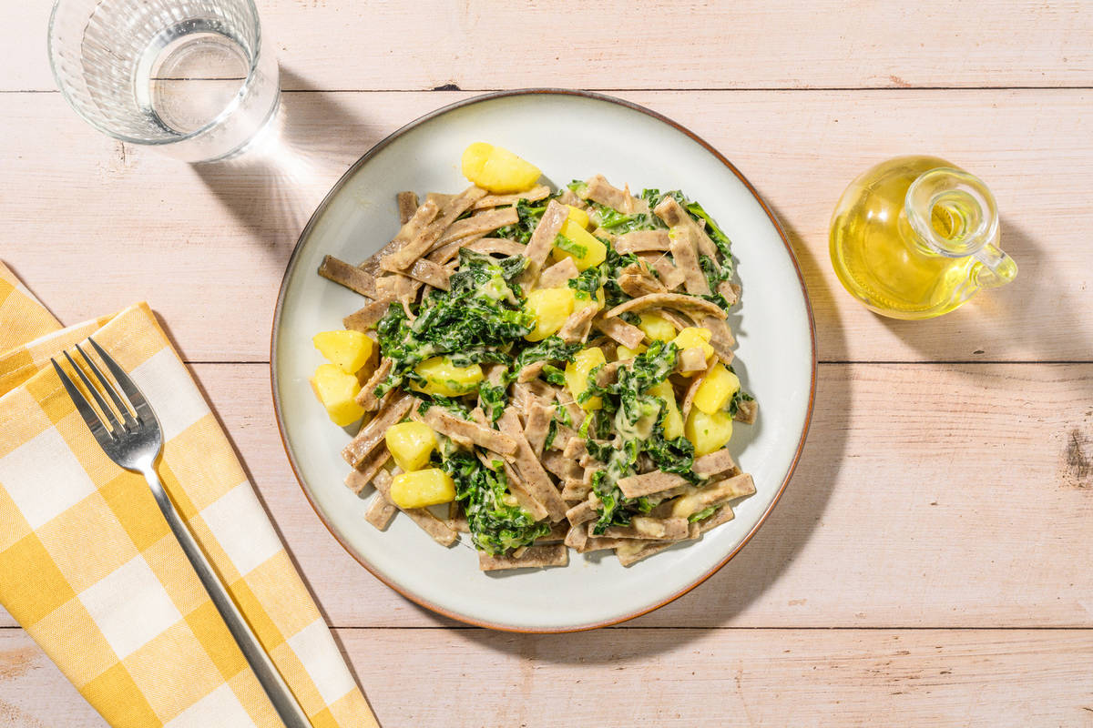 Pizzoccheri filanti alla valtellinese