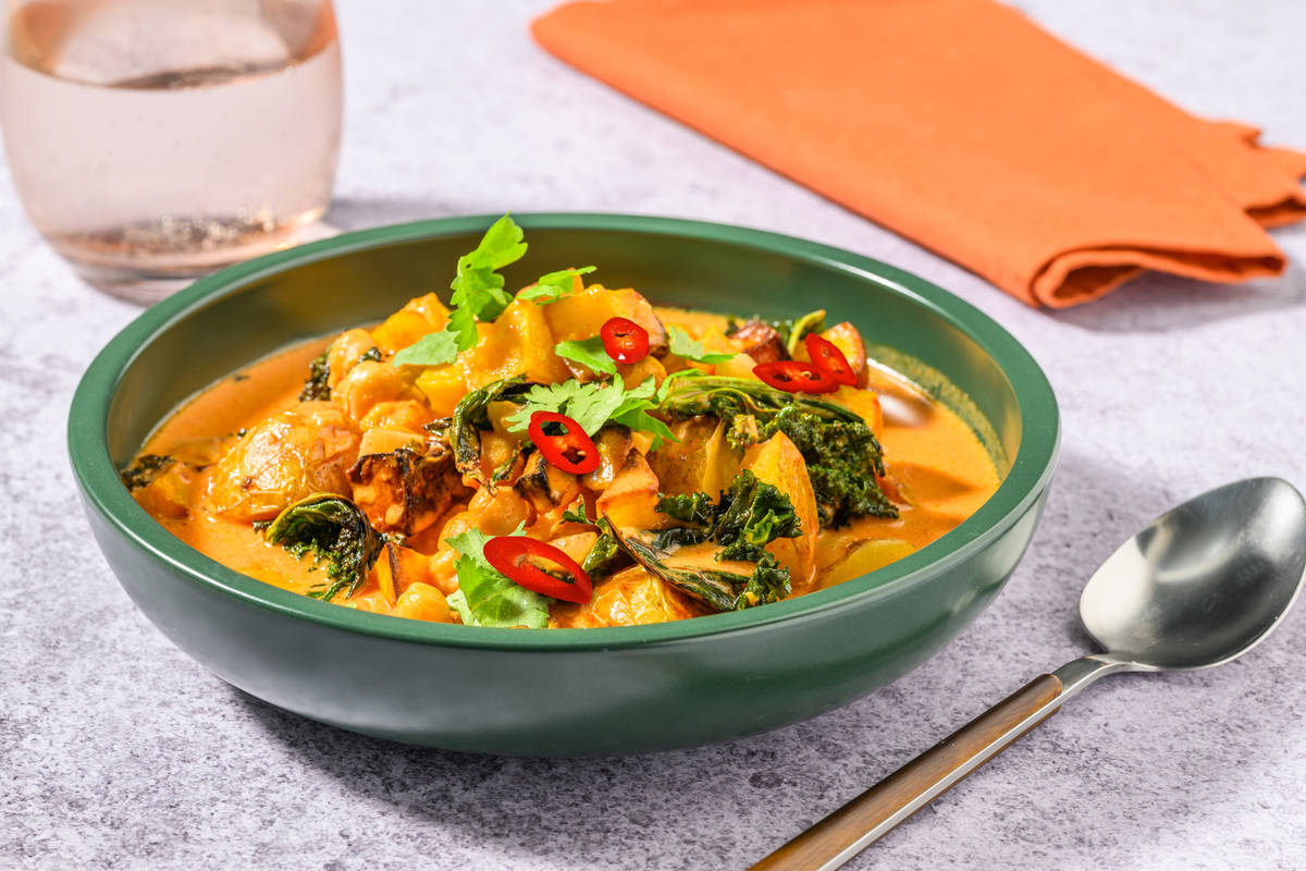 Chermoula Chickpea & Pumpkin Soup