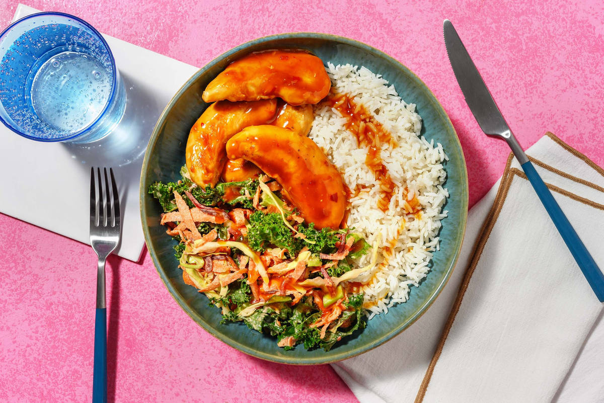 Orientalsk stekt kylling