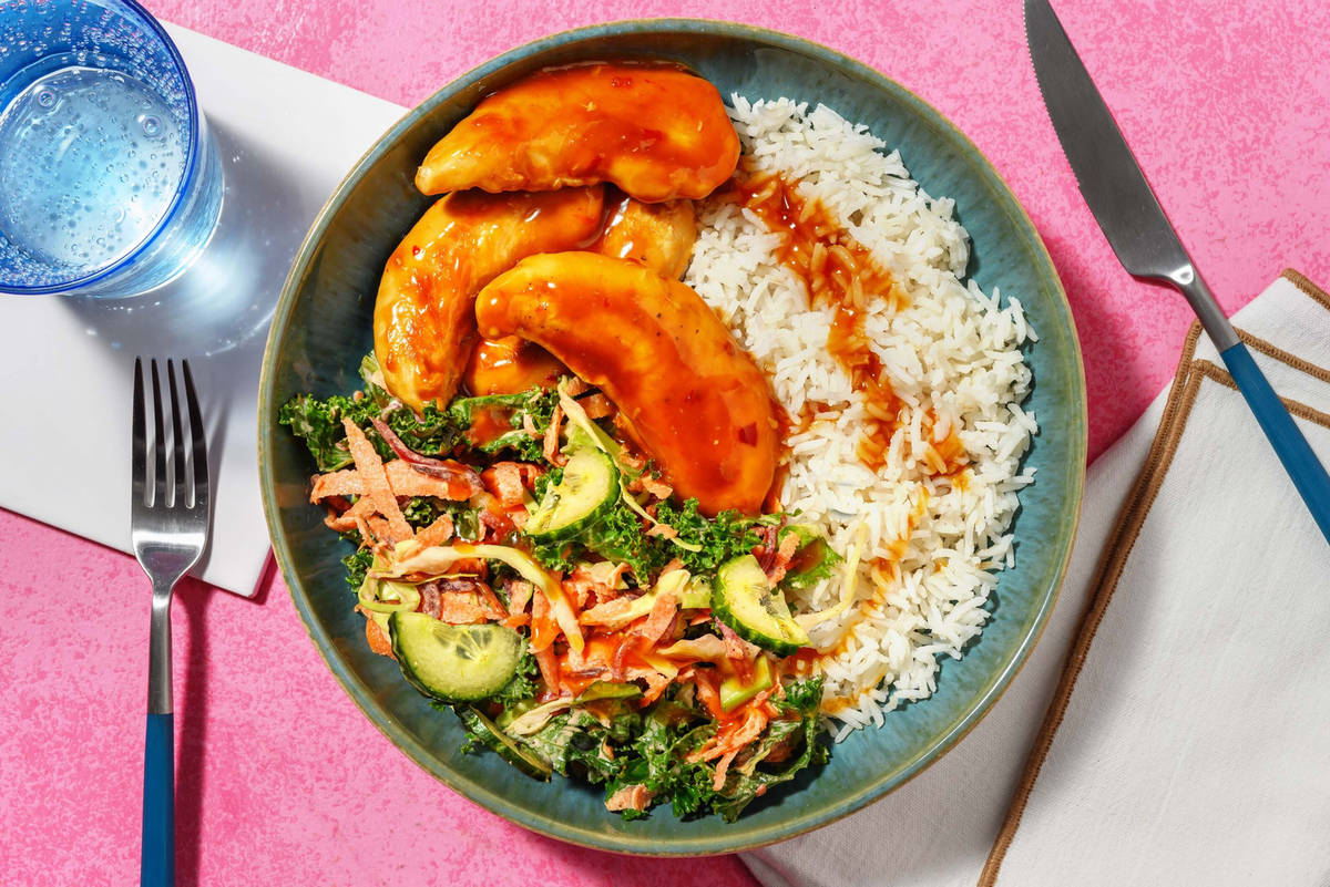 Pannstekt kyckling i asiatisk sås