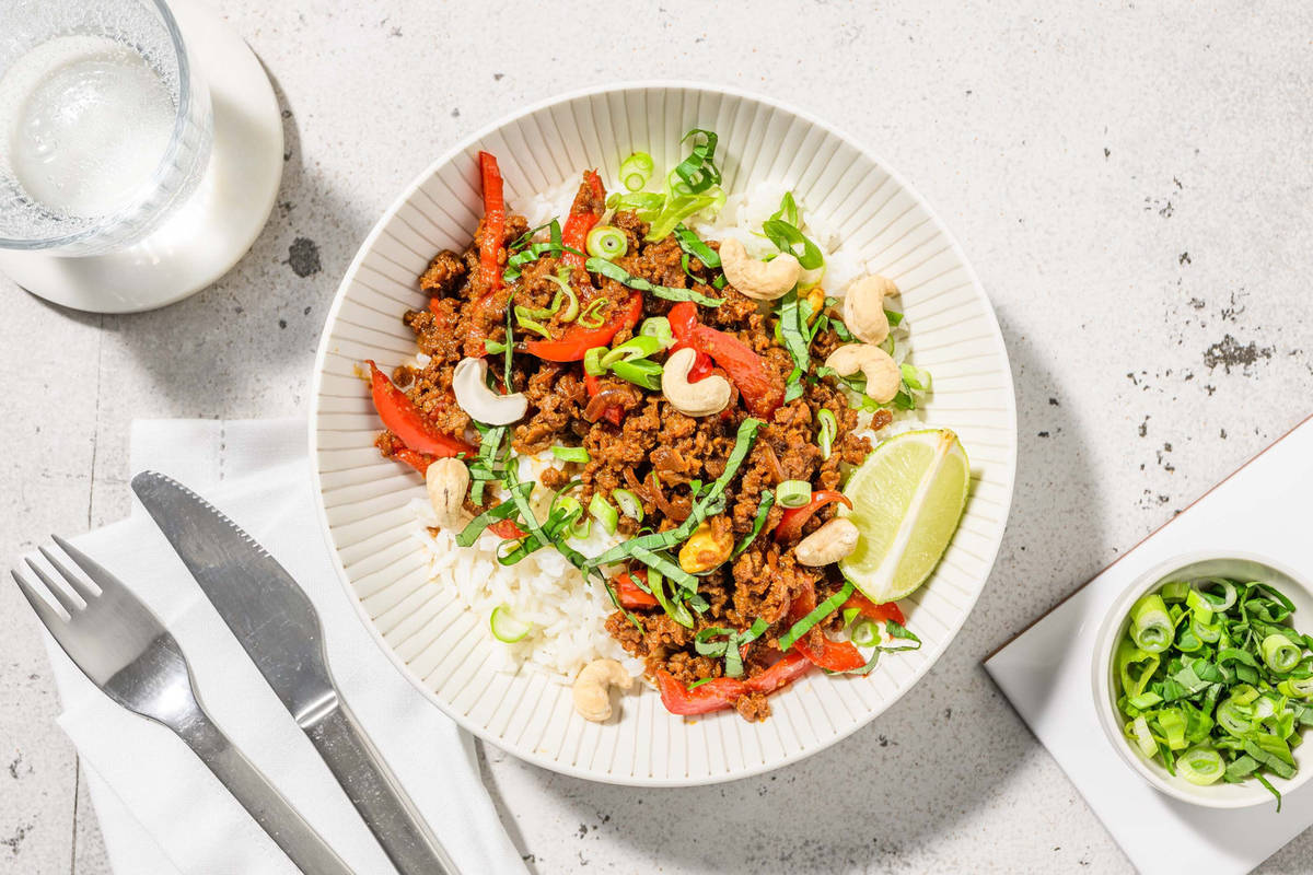 Vegetarisk plantefarswok