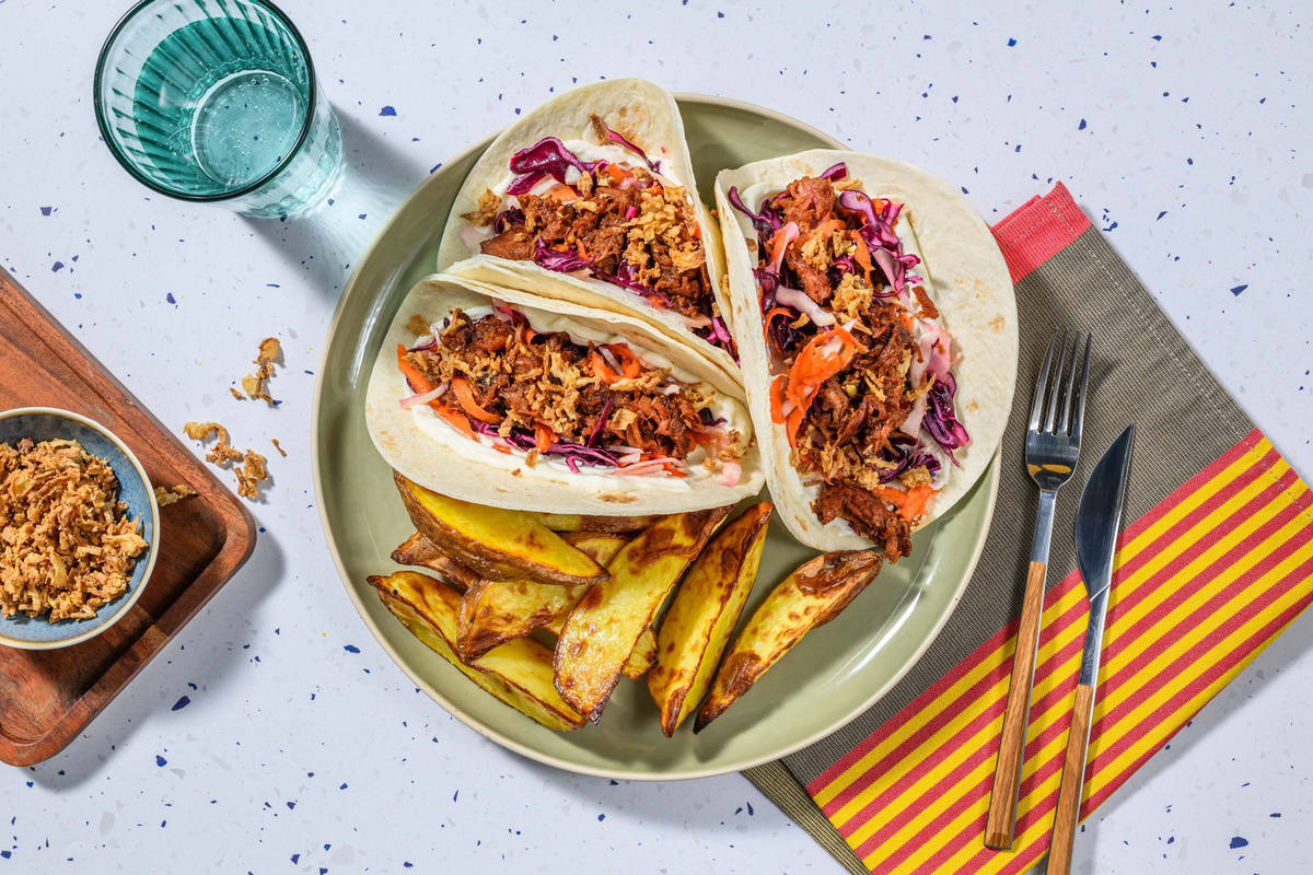 Shredded Hoisin Duck Tacos