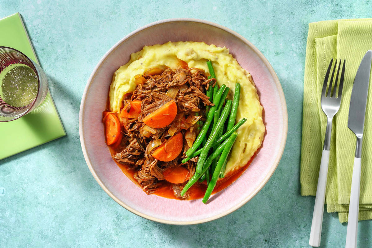Brisket Style Beef in Red Wine Sauce