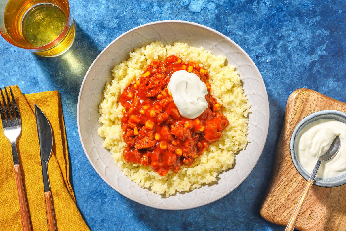 Chipotle Beef Couscous Bowl