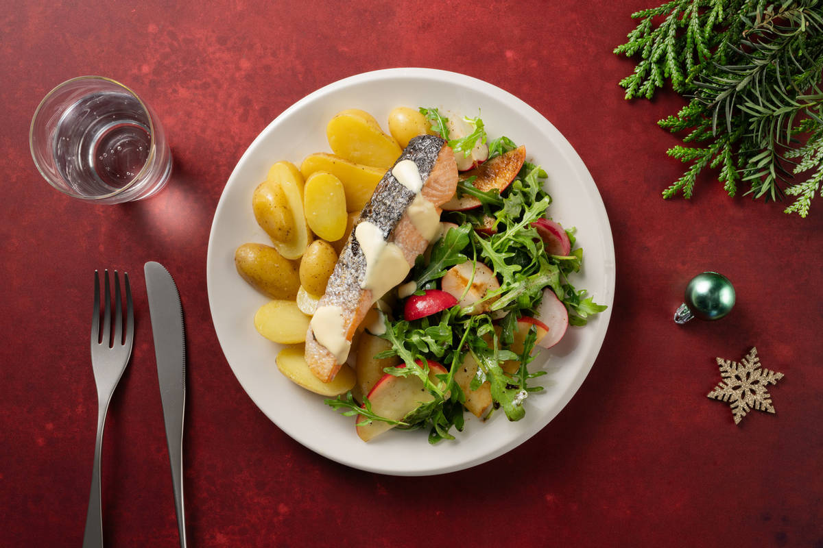 Double Salmon Hollandaise