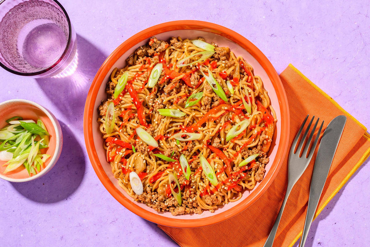 Gyoza-Inspired Beyond Meat® Noodles