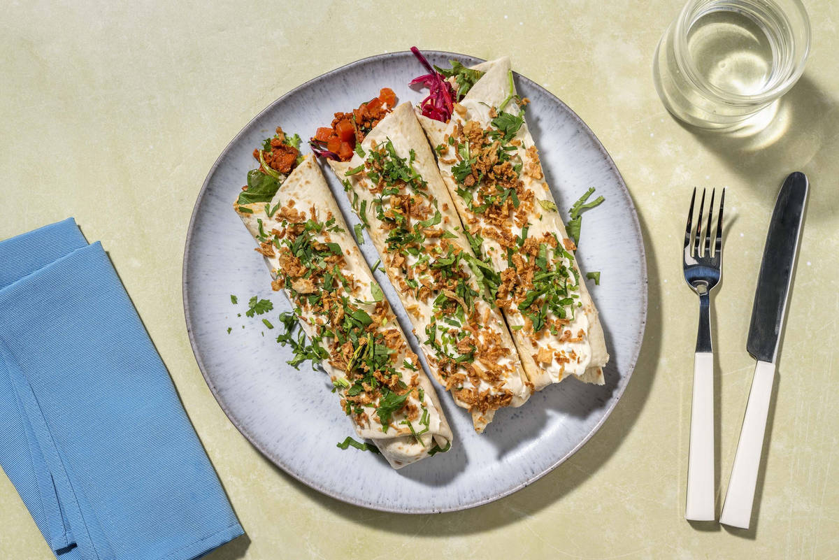 Wraps de bœuf façon shawarma