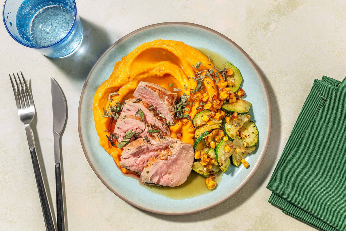 Classic Roasted Pork Chops and Sage Gravy